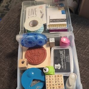 Lot Of Crafting Stamps Misc Items Essentials By ArtBin
